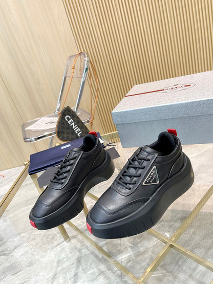 OPS4 Leather Shoes Women35-41 man40-45 with box