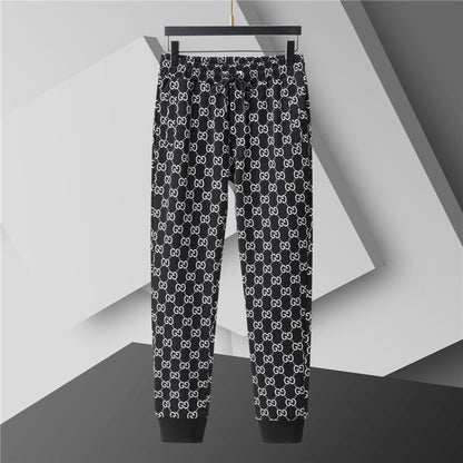 GUC0101 New men's spring and autumn thin style outerwear+long pants pure cotton casual suit clothing