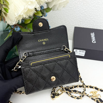 LCP04 Wallet Bag 13.1-7.5-2.1CM Leather bags with box