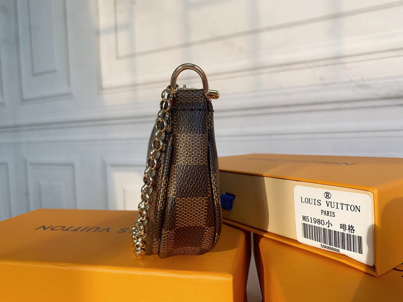 LLP23 Leather Bag 14-9-2CM Wallet With Box