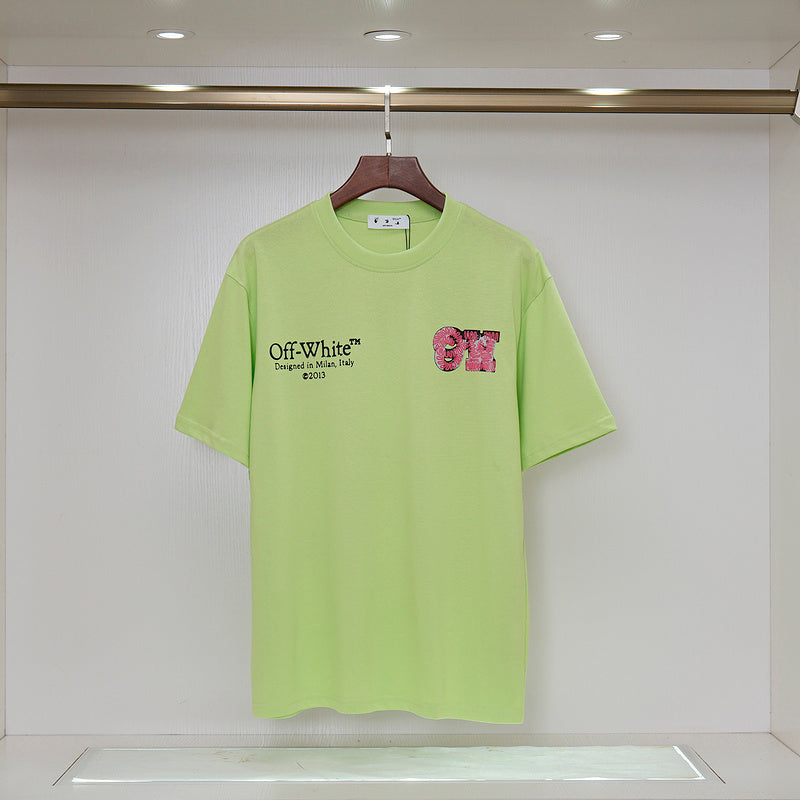OFFC35   Men's and women's summer short-sleeved T-shirt clothes