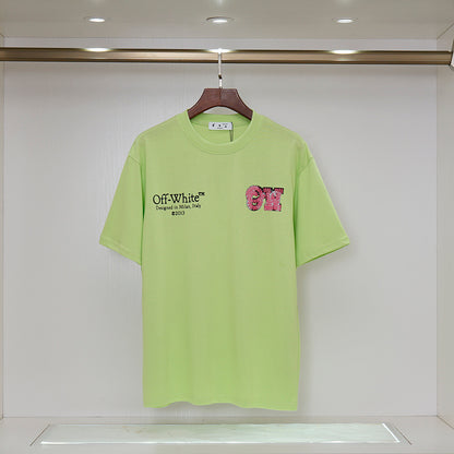 OFFC35   Men's and women's summer short-sleeved T-shirt clothes