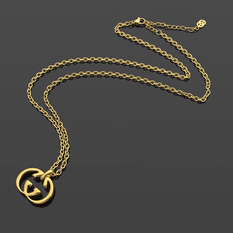 GN03   Letter Pendant Necklace Jewelry