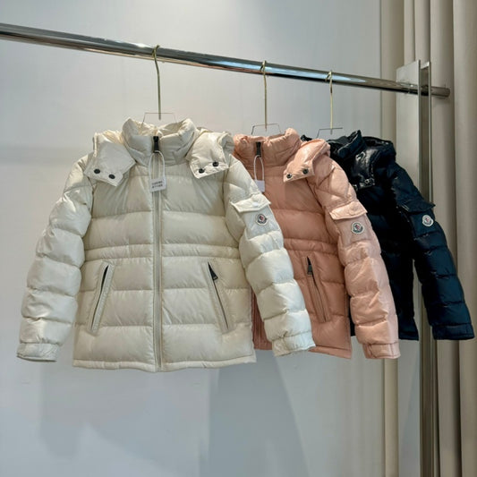 043021 Male and female children's waist cinched Maya down kids jacket clothes
