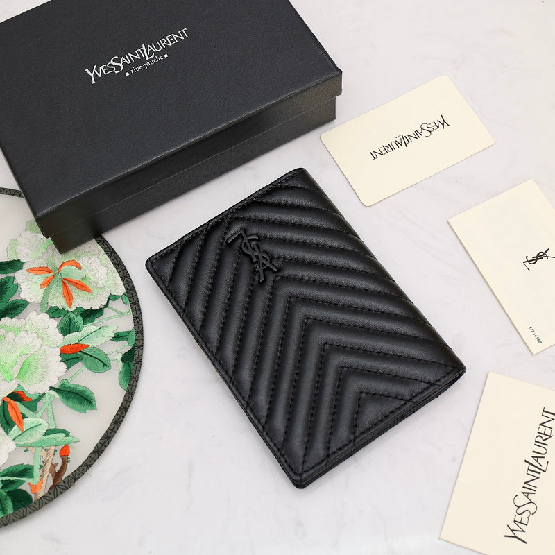 LYP34 High quality leather 10X14CM wallet with box