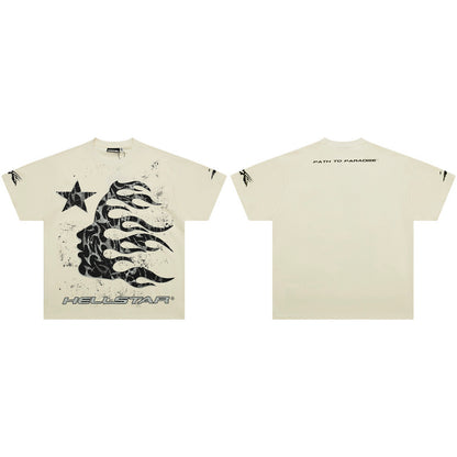 HEC3  Men's and women's summer short-sleeved T-shirt clothes
