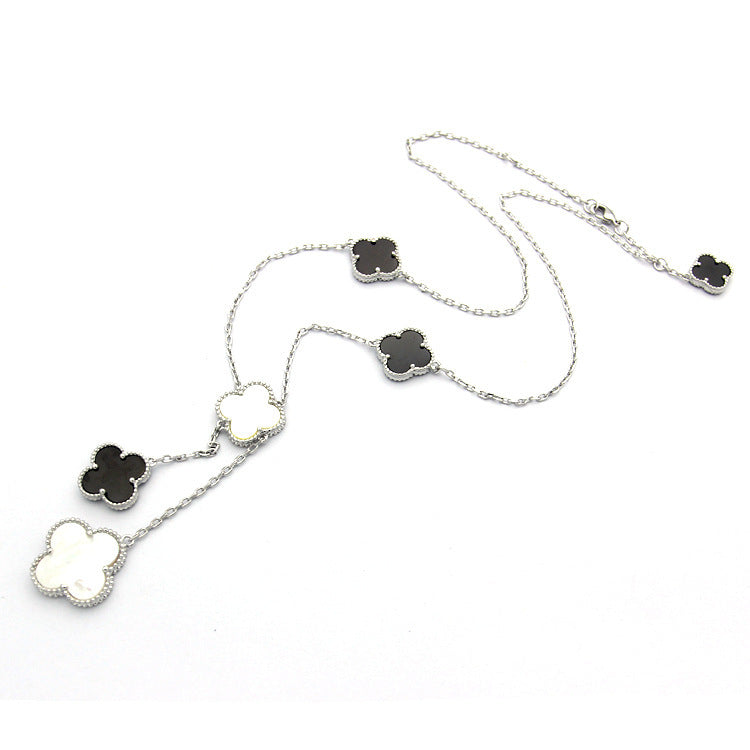 VAN24 Clover Shell Necklace gold plated necklace for women  Jewelry
