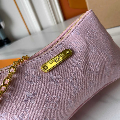 LLP08 Leather bag 24.5-13.5-6.5CM Denim Bags