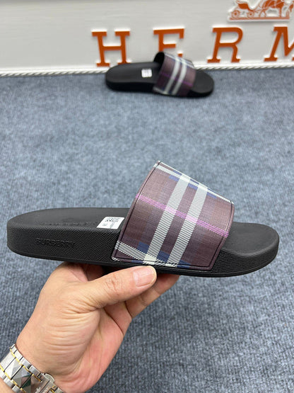 YBS01 Couples slipper Leather Shoes 36-46 with box