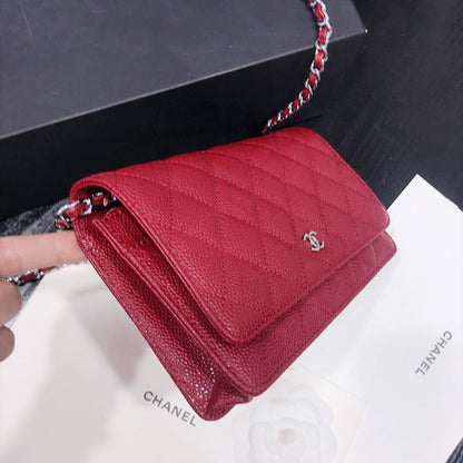 XCP015 Bag leather 19-13-4CM Bag Silver