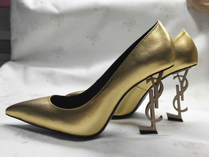 OYS1 Leather 10.5CM High heels size 35-41 women shoes with box