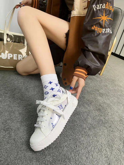 BMLS2 shoes Women Leather Shoes with all packaging