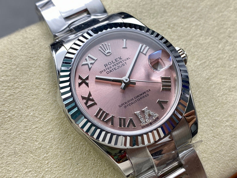 RW6  Women's Oyster log watch 31mmHigh quality fully automatic mechanical watch