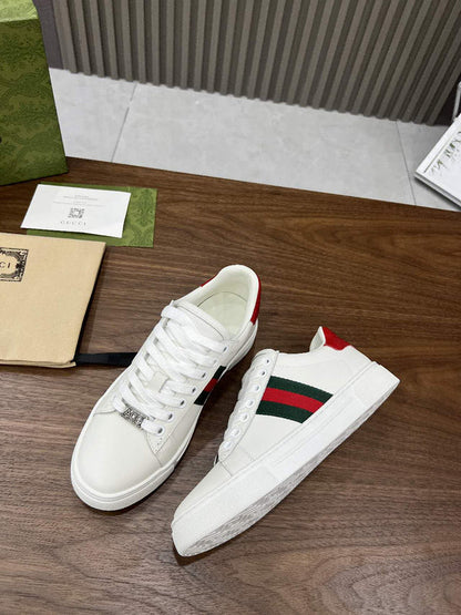 OGS15 Leather women 35-41 And men 40-45 shoes With box