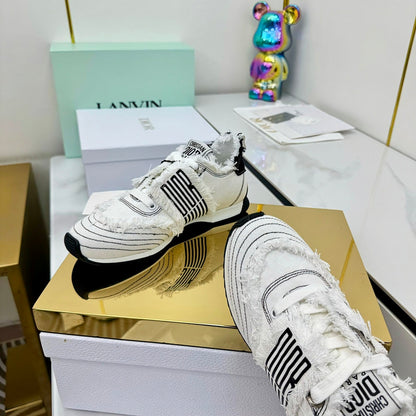 BDS10 Leather Shoes Women 35-41 Shoes with box