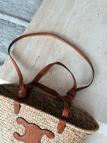 ACP0 Leather bag 26(42)-22CM straw Bags
