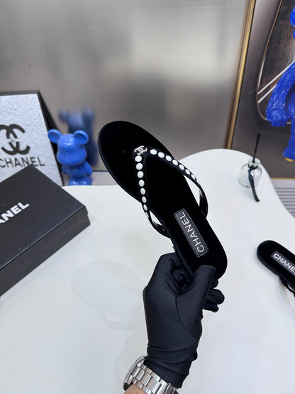 MBCS4 Leather Slippers Size 35-42 Shoes with Box