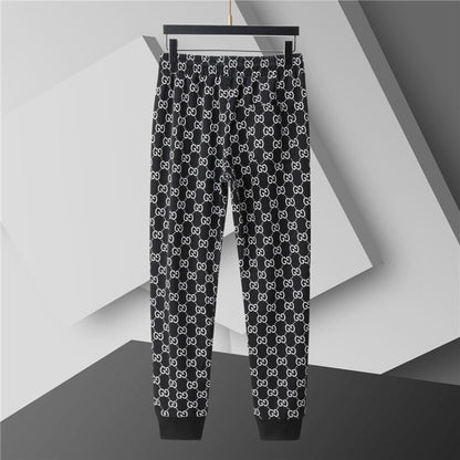 GUC0101 New men's spring and autumn thin style outerwear+long pants pure cotton casual suit clothing