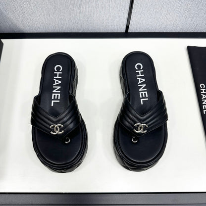 MBCS7 Leather Slippers Size 35-40 Shoes with Box