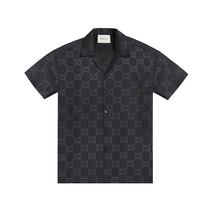 GUC081  New men's summer short sleeved collared shirt clothing