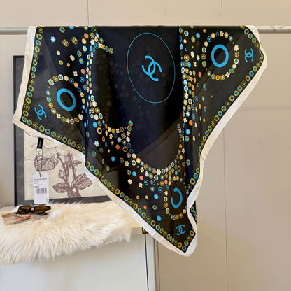 XCC35 Silk satin 70-70CM scarf
