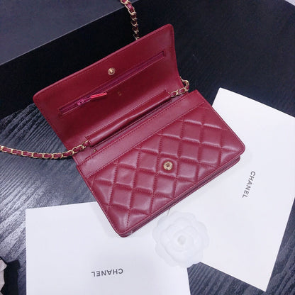 XCP018 Bag leather 19-13-4CM Bag Gold