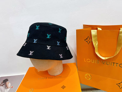 LVH01 New fisherman hat, can be worn on both sides Hats