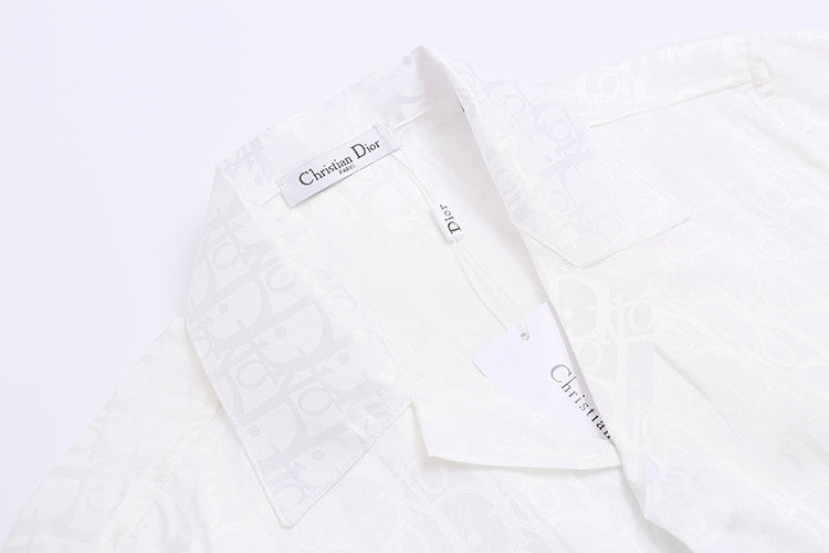 DIC112 New men's summer short sleeved collared shirt clothing