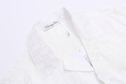 DIC112 New men's summer short sleeved collared shirt clothing