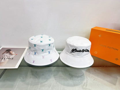 LVH01 New fisherman hat, can be worn on both sides Hats