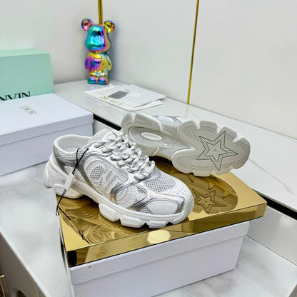 BDS8 Leather Slippers Women 35-41 Shoes with box