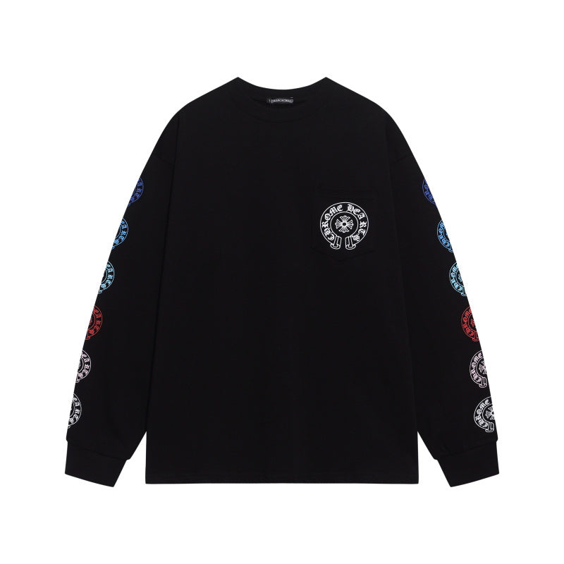 KLC21 New men's and women's pure cotton long sleeved casual clothes