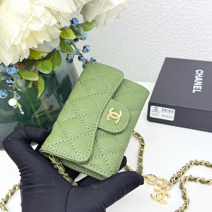 LCP04 Wallet Bag 13.1-7.5-2.1CM Leather bags with box