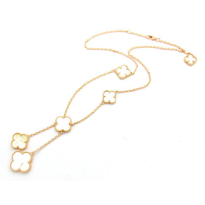 VAN24 Clover Shell Necklace gold plated necklace for women  Jewelry