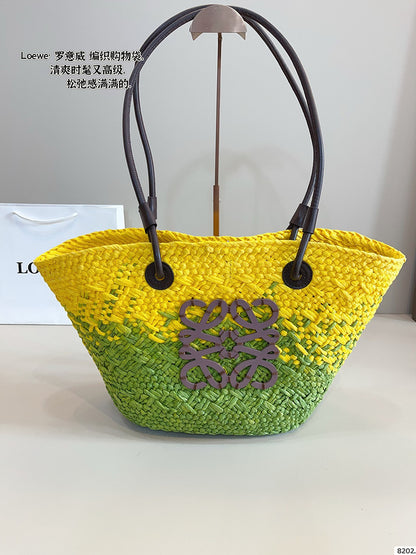 MLOB1   Handbag woven vegetable basket bag 28 * 18 * 25cm