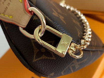 LLP23 Leather Bag 14-9-2CM Wallet With Box