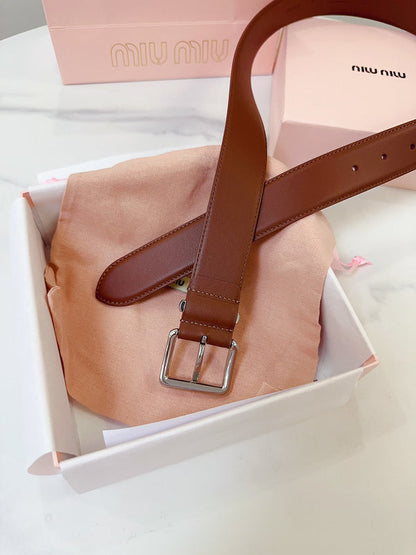 MBL2 Real leather 3.5CM 95-110CM Belt with all packing