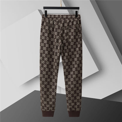 GUC0101 New men's spring and autumn thin style outerwear+long pants pure cotton casual suit clothing