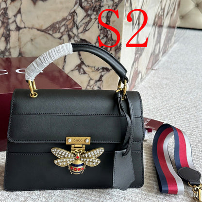 AGP5 Shoulder Bag 25-17CM Leather Bags With box