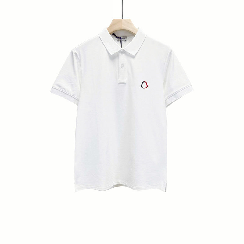 MOC024   Men's short sleeved lapel polo shirt clothing