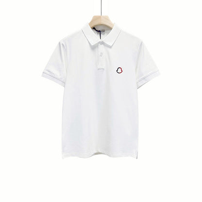 MOC024   Men's short sleeved lapel polo shirt clothing