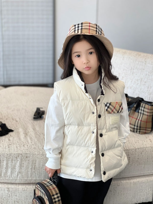 043005  Children's down vest children's  kids  clothing