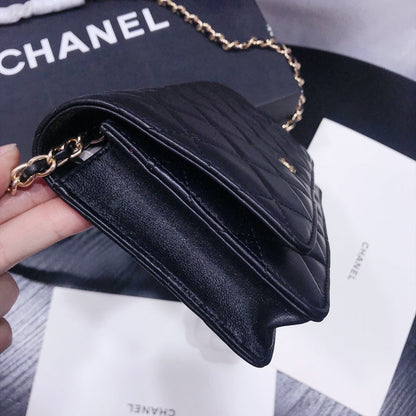 XCP018 Bag leather 19-13-4CM Bag Gold