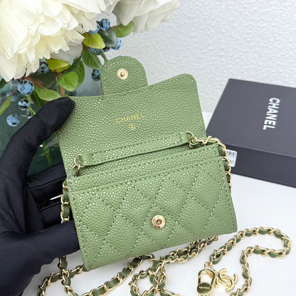 LCP04 Wallet Bag 13.1-7.5-2.1CM Leather bags with box