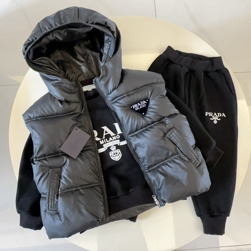 TPRC2 New autumn and winter boys' and girls' thick cotton vest cotton jacket clothing kids