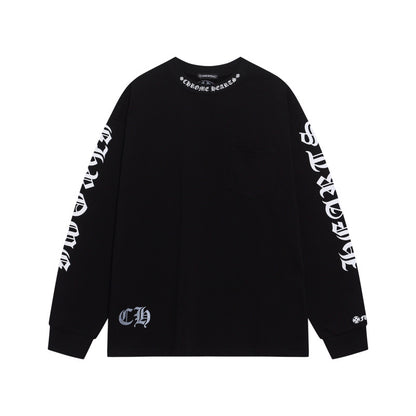 KLC22 New men's and women's pure cotton long sleeved casual clothes