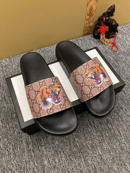 YGS13 shoes man and women slippers with all packaging