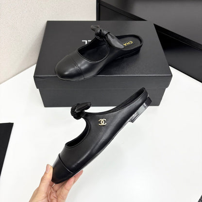 MBCS11 Leather Slippers Size 35-40 Shoes with Box