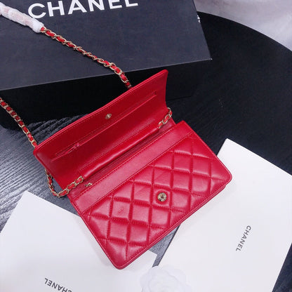 XCP018 Bag leather 19-13-4CM Bag Gold