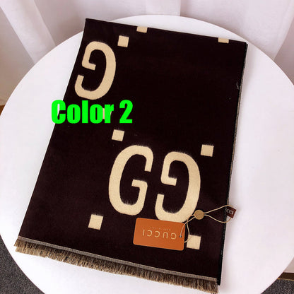 XGC11 cashmere blend 65-190CM Scarf